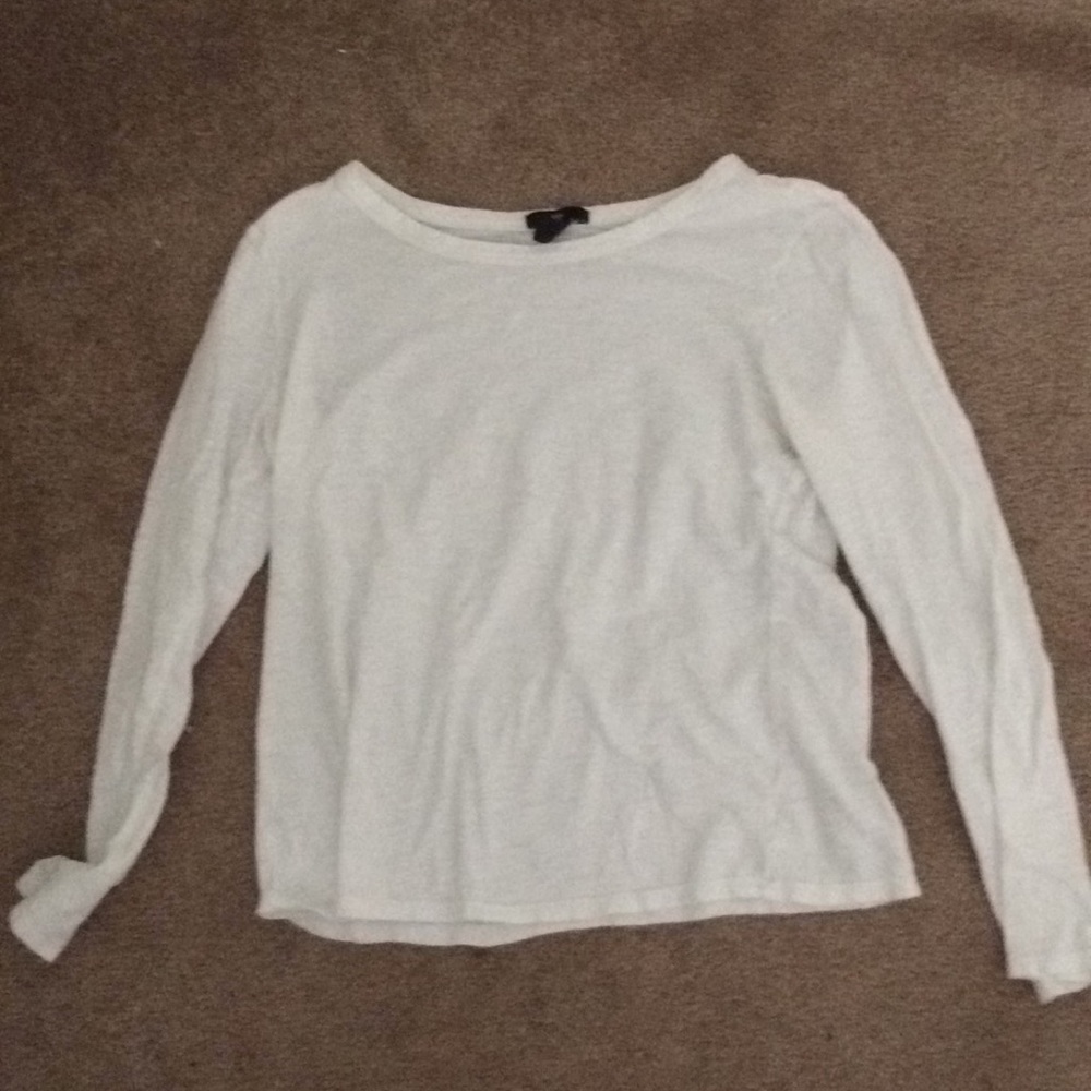 Gap Long Sleeve White Tee